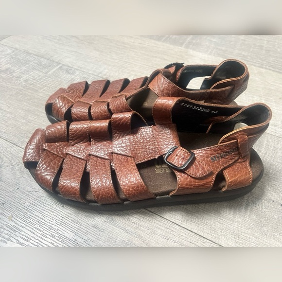 Mephisto Sam Fisherman Sandals Men’s Tan
Leather in DESERT NEW $319 Size 8 - Picture 3 of 7